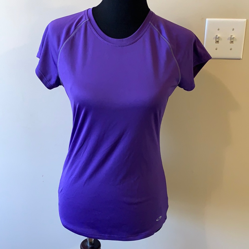 EUC Deep/Royal Purple Semi Fitted Athletic Top